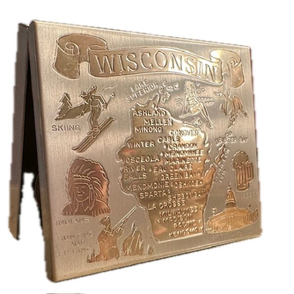 "Wisconsin" Refurbished Vintage Compact (two-tone)